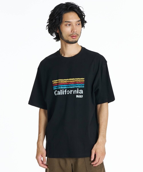 REEF(リーフ)の「REEF メンズ SUMMER MIX ART T Tシャツ 【2026年夏モデル】/リーフ半袖Tシャツ(Tシャツ/カットソー・メンズ・ブラック/グレー/ホワイト系その他/ブルー系その他/ホワイト系その他2・SMALL/LARGE/X-LARGE/MEDIUM)」の1枚目の写真