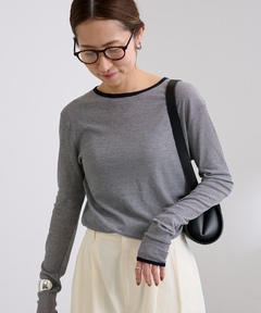 Cropped Smooth Knit（Tシャツ/カットソー）｜TODAYFUL（トゥデイフル