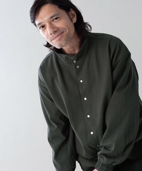 EGO TRIPPING(エゴトリッピング)の「mj11599- MOLD-SWEATJACKET スタンドブルゾン(616704)(ブルゾン・メンズ・チャコール/杢グレー/ブラック・46/48)」の7枚目の写真