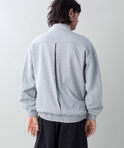 EGO TRIPPING(エゴトリッピング)の「mj11599- MOLD-SWEATJACKET スタンドブルゾン(616704)(ブルゾン・メンズ・チャコール/杢グレー/ブラック・46/48)」の11枚目の写真