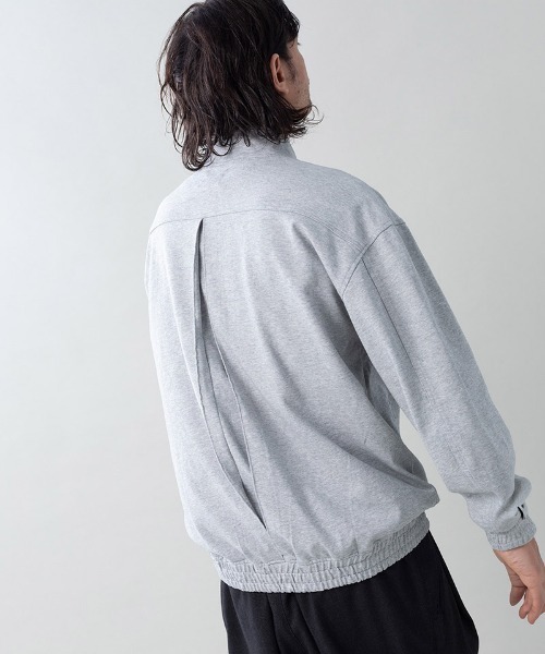 EGO TRIPPING(エゴトリッピング)の「mj11599- MOLD-SWEATJACKET スタンドブルゾン(616704)(ブルゾン・メンズ・チャコール/杢グレー/ブラック・46/48)」の13枚目の写真