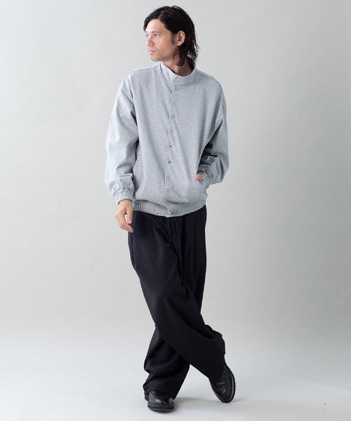 EGO TRIPPING(エゴトリッピング)の「mj11599- MOLD-SWEATJACKET スタンドブルゾン(616704)(ブルゾン・メンズ・チャコール/杢グレー/ブラック・46/48)」の15枚目の写真