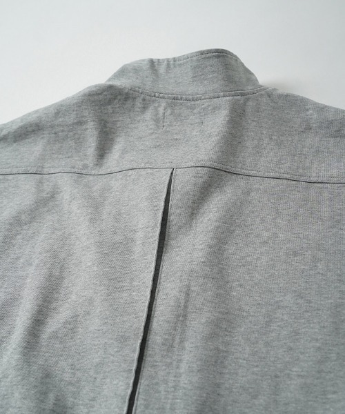 EGO TRIPPING(エゴトリッピング)の「mj11599- MOLD-SWEATJACKET スタンドブルゾン(616704)(ブルゾン・メンズ・チャコール/杢グレー/ブラック・46/48)」の4枚目の写真