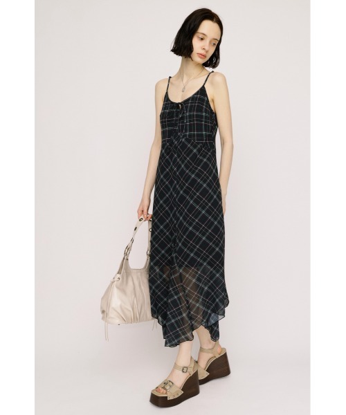 SLY(スライ)の「HANDKERCHIEF HEM CAMI DRESS ハンカチーフヘムキャミドレス 春服 夏服(ワンピース・レディース・ブラウン系その他2/ネイビー系/ブラック系その他2・FREE)」の5枚目の写真
