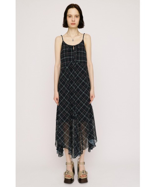 SLY(スライ)の「HANDKERCHIEF HEM CAMI DRESS ハンカチーフヘムキャミドレス 春服 夏服(ワンピース・レディース・ブラウン系その他2/ネイビー系/ブラック系その他2・FREE)」の8枚目の写真