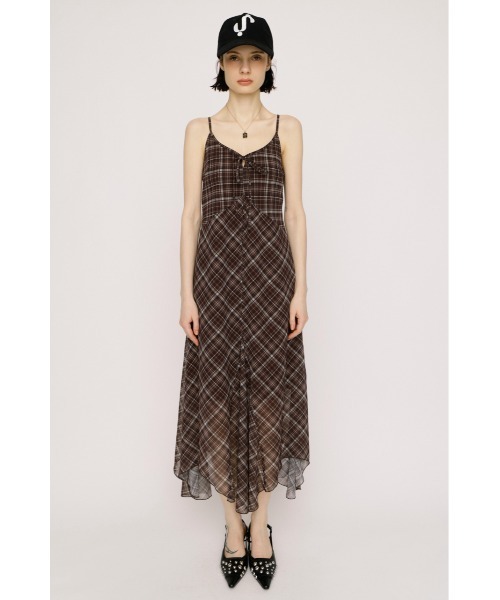 SLY(スライ)の「HANDKERCHIEF HEM CAMI DRESS ハンカチーフヘムキャミドレス 春服 夏服(ワンピース・レディース・ブラウン系その他2/ネイビー系/ブラック系その他2・FREE)」の15枚目の写真