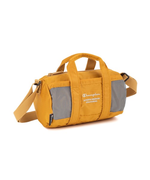 Champion(チャンピオン)の「チャンピオン ショルダーバッグ 5B35 ドラム型 3L 65313(ショルダーバッグ・メンズ・マスタード/グレー/ブラック・FREE)」の1枚目の写真