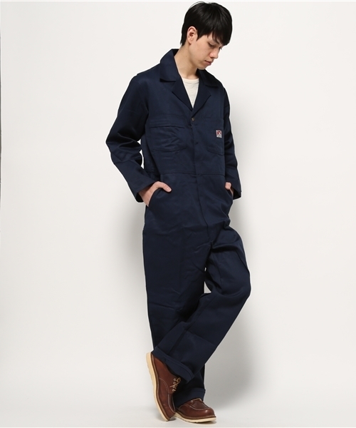 USA BEN DAVIS ZIPPER FRONT COVERALLS（つなぎ/オールインワン）｜BEN DAVIS（ベンデイビス）の