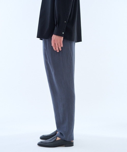 ESTNATION（エストネーション）の「ESTNATION / リネンレーヨン イージーパンツ（その他パンツ・メンズ・グレー/ブラック・LARGE/MEDIUM）」の9枚目の写真