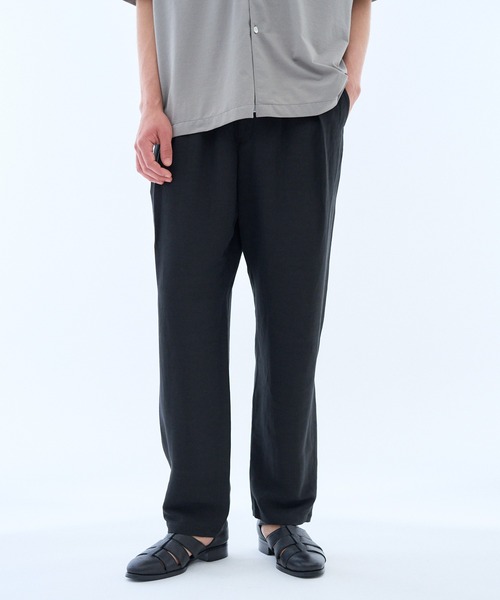 ESTNATION（エストネーション）の「ESTNATION / リネンレーヨン イージーパンツ（その他パンツ・メンズ・グレー/ブラック・LARGE/MEDIUM）」の15枚目の写真