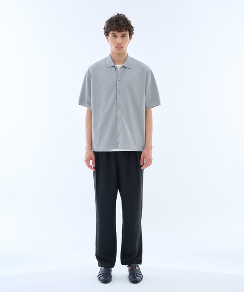 ESTNATION（エストネーション）の「ESTNATION / リネンレーヨン イージーパンツ（その他パンツ・メンズ・グレー/ブラック・LARGE/MEDIUM）」の3枚目の写真