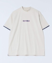 IRISHMAN（アイリッシュマン）の「【IRISHMAN/アイリッシュマン】【AURORA REFLECT】signature logo mock neck pullover / 光るモックネックプルオーバー　バックプリント　Tシャツ（UNISEX）（Tシャツ/カットソー）」