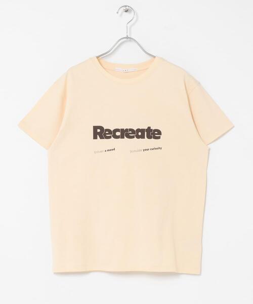 KBF(ケイビーエフ)の「ロゴプリントTEE(Tシャツ/カットソー・レディース・アイボリー/オフホワイト/チャコールグレー・ONE)」の21枚目の写真