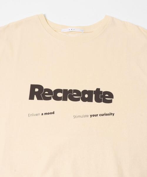 KBF(ケイビーエフ)の「ロゴプリントTEE(Tシャツ/カットソー・レディース・アイボリー/オフホワイト/チャコールグレー・ONE)」の22枚目の写真