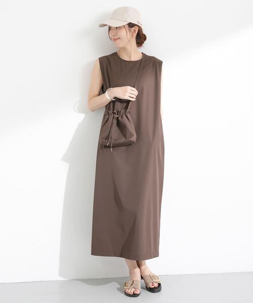 URBAN RESEARCH Sonny Label(アーバンリサーチサニーレーベル)の「SLAB ワンピース バッグSET(ワンピース・レディース・ブラウン/ブラック・FREE)」の1枚目の写真