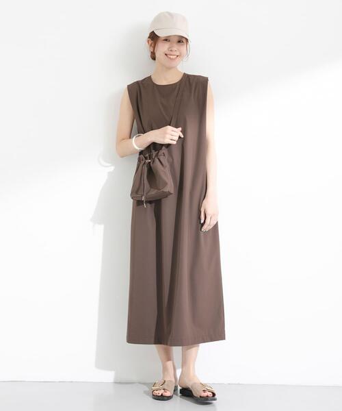 URBAN RESEARCH Sonny Label(アーバンリサーチサニーレーベル)の「SLAB ワンピース バッグSET(ワンピース・レディース・ブラウン/ブラック・FREE)」の20枚目の写真