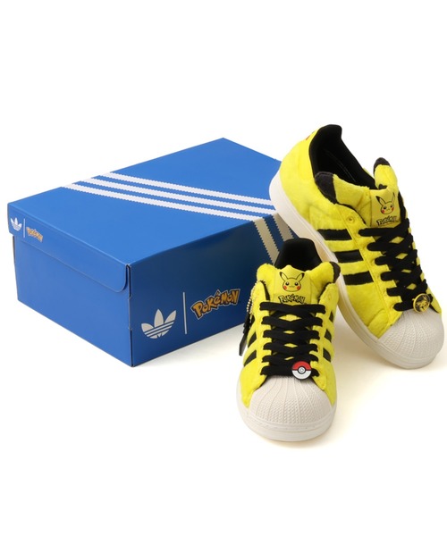 adidas(アディダス)の「adidas POKEMON SUPERSTAR II / アディダス ポケモン スーパースター II(スニーカー・メンズ・イエロー・24.5cm/24.0cm/23.5cm/23.0cm/29.0cm/28.5cm/28.0cm/27.5cm/27.0cm/26.5cm/26.0cm/25.5cm/25.0cm)」の4枚目の写真