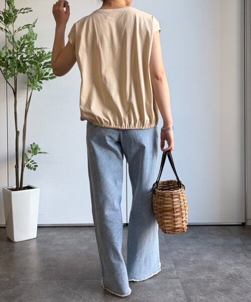 Jena espace merveilleux(ジェナ エスパスメルヴェイユ)の「【PalinkA/パリンカ】フロントギャザーカットソー(Tシャツ/カットソー・レディース・ベージュ/チャコールグレー/アイボリー・FREE)」の8枚目の写真