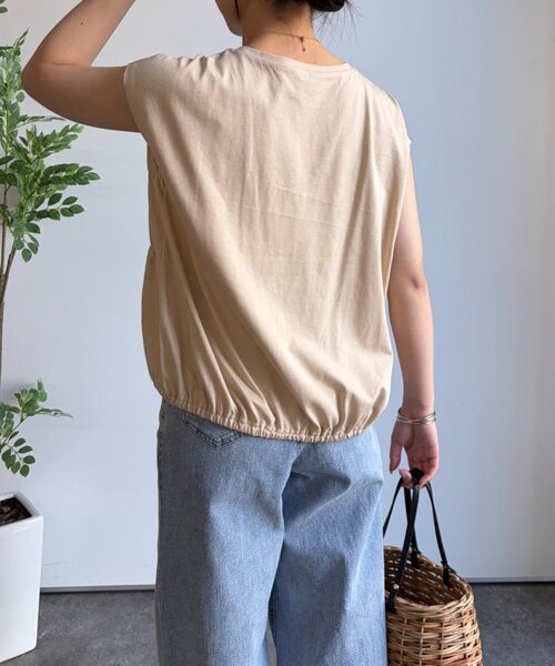 Jena espace merveilleux(ジェナ エスパスメルヴェイユ)の「【PalinkA/パリンカ】フロントギャザーカットソー(Tシャツ/カットソー・レディース・ベージュ/チャコールグレー/アイボリー・FREE)」の4枚目の写真
