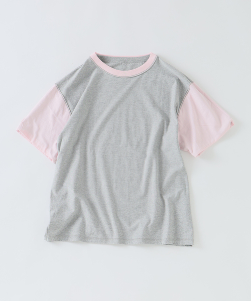 RIDING HIGH（ライディングハイ）の「RIDING HIGH / ライディングハイ 別注 メランジジャージー リバーシブルT（Tシャツ/カットソー・メンズ・ホワイト/ライトグレー/グレー・MEDIUM/LARGE）」の4枚目の写真