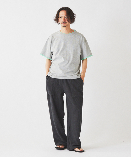 RIDING HIGH（ライディングハイ）の「RIDING HIGH / ライディングハイ 別注 メランジジャージー リバーシブルT（Tシャツ/カットソー・メンズ・ホワイト/ライトグレー/グレー・MEDIUM/LARGE）」の10枚目の写真