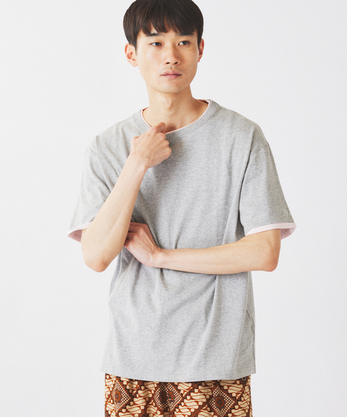 RIDING HIGH（ライディングハイ）の「RIDING HIGH / ライディングハイ 別注 メランジジャージー リバーシブルT（Tシャツ/カットソー・メンズ・ホワイト/ライトグレー/グレー・MEDIUM/LARGE）」の14枚目の写真