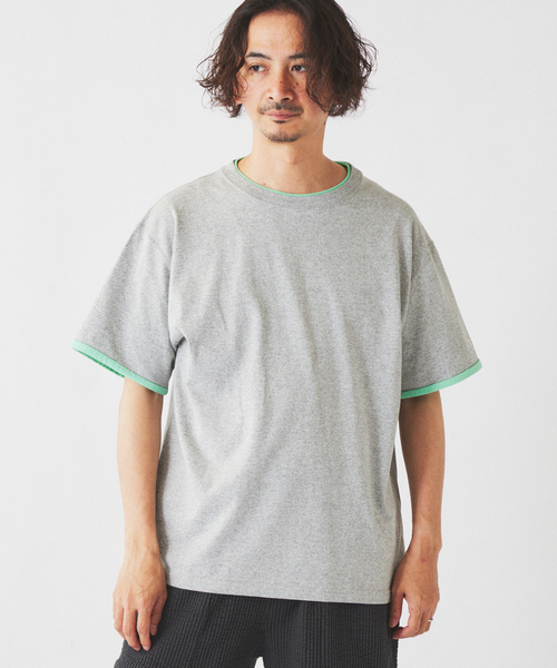 RIDING HIGH（ライディングハイ）の「RIDING HIGH / ライディングハイ 別注 メランジジャージー リバーシブルT（Tシャツ/カットソー・メンズ・ホワイト/ライトグレー/グレー・MEDIUM/LARGE）」の18枚目の写真