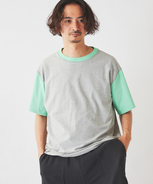 RIDING HIGH（ライディングハイ）の「RIDING HIGH / ライディングハイ 別注 メランジジャージー リバーシブルT（Tシャツ/カットソー・メンズ・ホワイト/ライトグレー/グレー・MEDIUM/LARGE）」の20枚目の写真