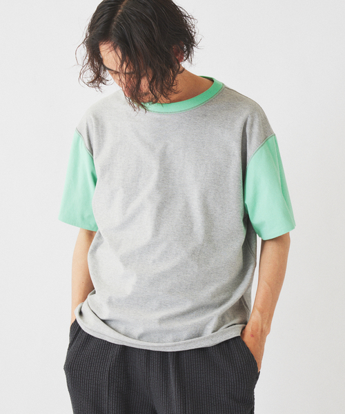 RIDING HIGH（ライディングハイ）の「RIDING HIGH / ライディングハイ 別注 メランジジャージー リバーシブルT（Tシャツ/カットソー・メンズ・ホワイト/ライトグレー/グレー・MEDIUM/LARGE）」の21枚目の写真