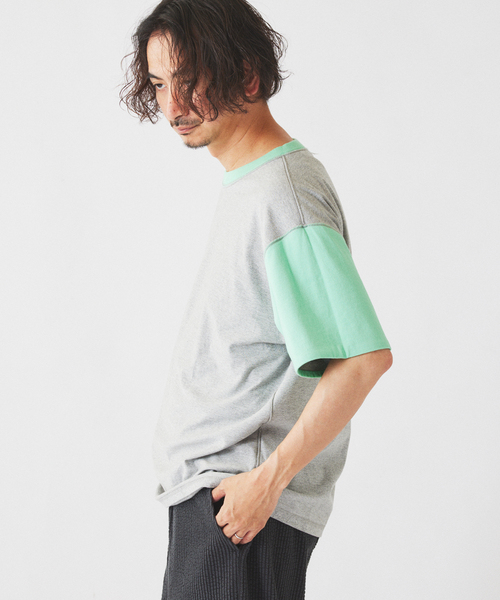 RIDING HIGH（ライディングハイ）の「RIDING HIGH / ライディングハイ 別注 メランジジャージー リバーシブルT（Tシャツ/カットソー・メンズ・ホワイト/ライトグレー/グレー・MEDIUM/LARGE）」の22枚目の写真
