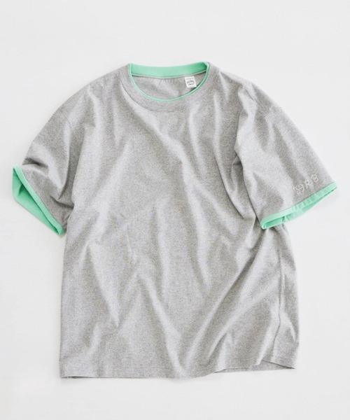 RIDING HIGH（ライディングハイ）の「RIDING HIGH / ライディングハイ 別注 メランジジャージー リバーシブルT（Tシャツ/カットソー・メンズ・ホワイト/ライトグレー/グレー・MEDIUM/LARGE）」の3枚目の写真