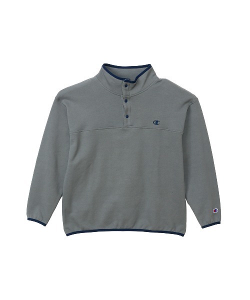 Champion（チャンピオン）の「Champion/チャンピオン HALF SNAP SWEATSHIRT（スウェット・キッズ・ネイビー/ダークグレー/ブルー系その他・130cm/140cm/160cm/150cm）」の4枚目の写真
