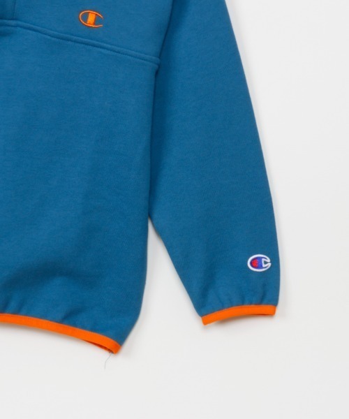 Champion（チャンピオン）の「Champion/チャンピオン HALF SNAP SWEATSHIRT（スウェット・キッズ・ネイビー/ダークグレー/ブルー系その他・130cm/140cm/160cm/150cm）」の11枚目の写真