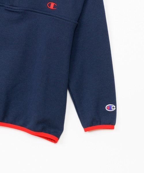 Champion（チャンピオン）の「Champion/チャンピオン HALF SNAP SWEATSHIRT（スウェット・キッズ・ネイビー/ダークグレー/ブルー系その他・130cm/140cm/160cm/150cm）」の16枚目の写真