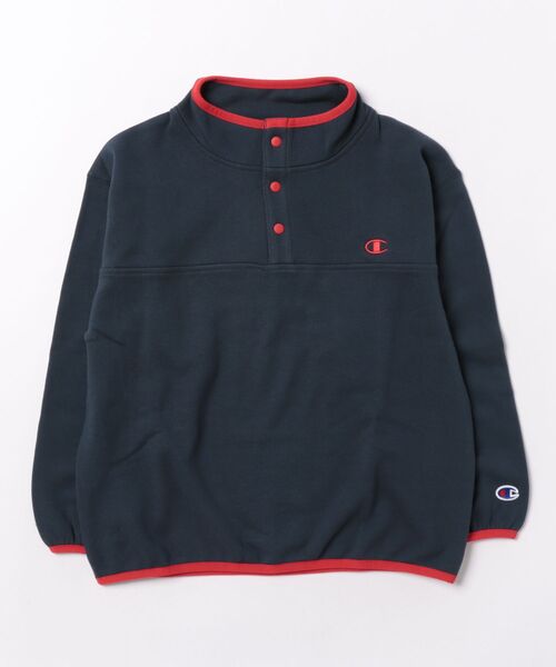 Champion（チャンピオン）の「Champion/チャンピオン HALF SNAP SWEATSHIRT（スウェット・キッズ・ネイビー/ダークグレー/ブルー系その他・130cm/140cm/160cm/150cm）」の20枚目の写真