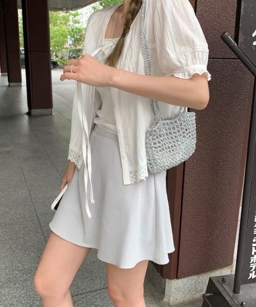 FAVORITO(ファヴォリート)の「リボンシャツ(シャツ/ブラウス・レディース・ホワイト・F)」の12枚目の写真