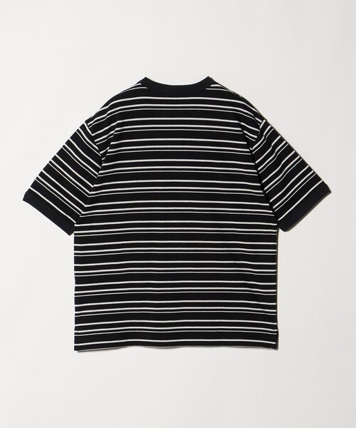 mocT(モクティー)の「<mocT>ボーダー リンガーTシャツ(Tシャツ/カットソー・メンズ・ブラック/ホワイト・L/M)」の3枚目の写真