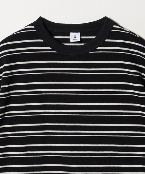 mocT(モクティー)の「<mocT>ボーダー リンガーTシャツ(Tシャツ/カットソー・メンズ・ブラック/ホワイト・L/M)」の4枚目の写真