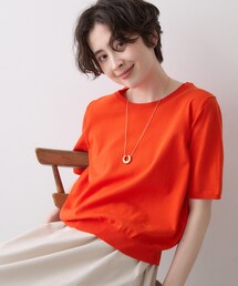 【9色展開/接触冷感/UVカット】ドライタッチサマーニットT