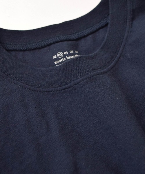 zootie（ズーティー）の「コットン100％ ベーシックTシャツ 2点セット（Tシャツ/カットソー・レディース・ライトグレー/ブラック/ネイビー/杢グレー/チャコール/オフホワイト・LL/L/S/M/3L）」の13枚目の写真