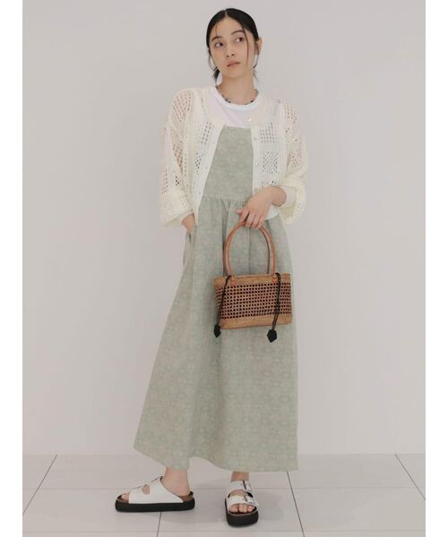 FIKA.(フィーカ)の「Crochet knit cardigan(カーディガン/ボレロ・レディース・ブラウン/アイボリー/ブラック・MEDIUM)」の10枚目の写真