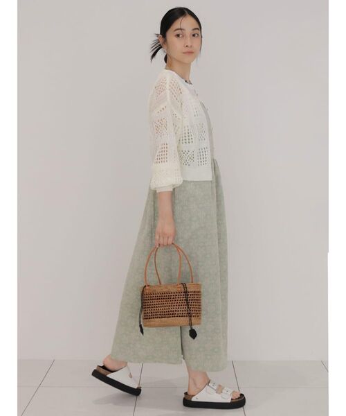 FIKA.(フィーカ)の「Crochet knit cardigan(カーディガン/ボレロ・レディース・ブラウン/アイボリー/ブラック・MEDIUM)」の11枚目の写真
