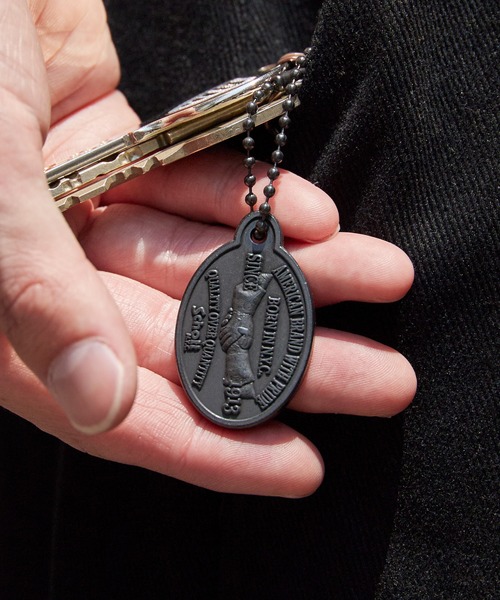 schott（ショット）の「Schott/ショット SHAKEHAND KEY FOB シェイクハンド キーホルダー キーチャーム アクセサリ― プレゼント ギフト ビンテージ ヴィンテージ アンティーク 2026年 夏 夏服（キーホルダー・メンズ・ブラック/シルバー/ゴールド・FREE）」の9枚目の写真