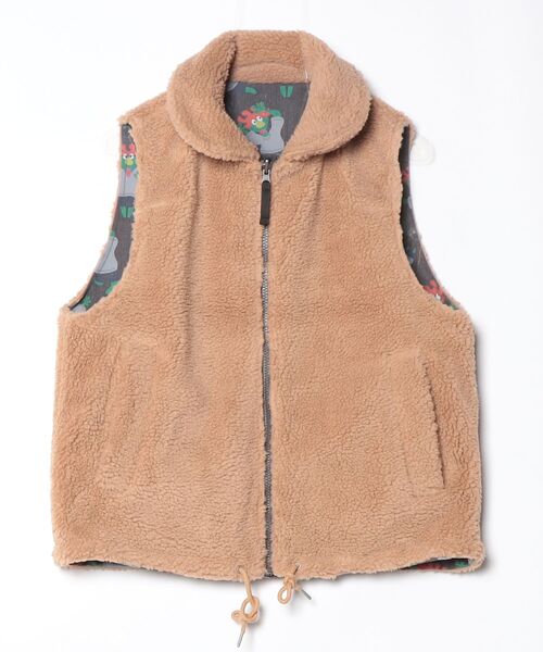 gym master(ジムマスター)の「ハッピーペイントダックxボアRVデッキベスト(ベスト・メンズ・オレンジ系/ブラウン系/ホワイト系/オリーブ系/レッド系/ネイビー系・X-LARGE/LARGE/MEDIUM/SMALL)」の8枚目の写真