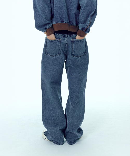 PLAC(プラック)の「カーペンター ストレート デニムパンツ T25 ミッドブルー(デニムパンツ・メンズ・その他・SMALL/MEDIUM/LARGE)」の4枚目の写真