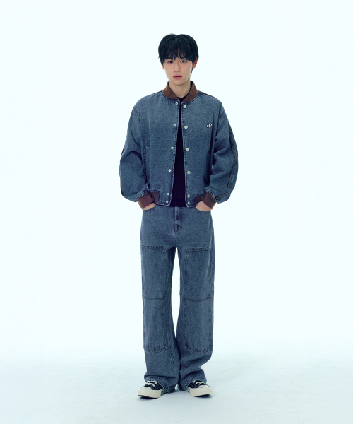 PLAC(プラック)の「カーペンター ストレート デニムパンツ T25 ミッドブルー(デニムパンツ・メンズ・その他・SMALL/MEDIUM/LARGE)」の5枚目の写真
