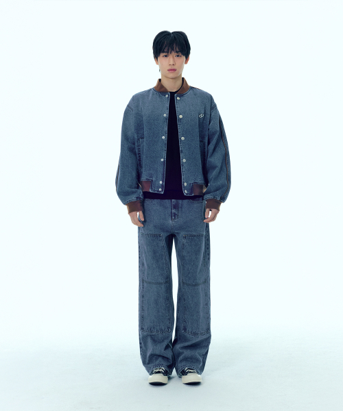 PLAC(プラック)の「カーペンター ストレート デニムパンツ T25 ミッドブルー(デニムパンツ・メンズ・その他・SMALL/MEDIUM/LARGE)」の6枚目の写真