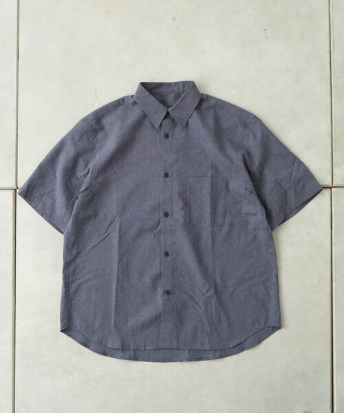 CIAOPANIC TYPY（チャオパニックティピー）の「【UNISEX】織りワッフルレギュラーカラーシャツ（シャツ/ブラウス・レディース・チャコールグレー/ベージュ・MEDIUM/LARGE）」の18枚目の写真