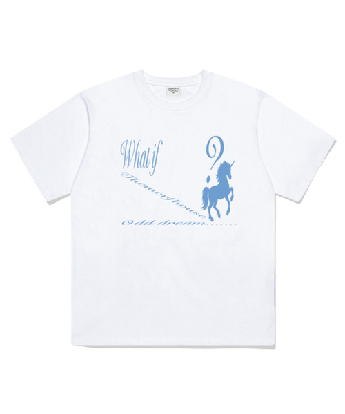 THEMORFHOUSE(ザモーフハウス)の「ワットイフユニコーン オーバーサイズ 半袖Tシャツ グレー(Tシャツ/カットソー・レディース・その他・SMALL/MEDIUM/LARGE)」の3枚目の写真