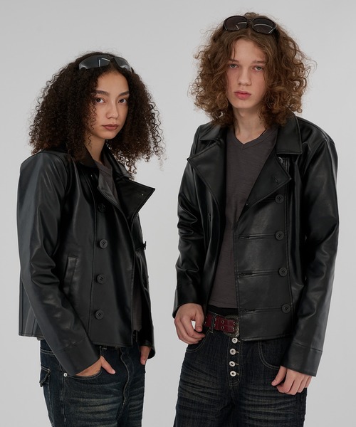 WISH FOR EVER（ウィッシュフォーエバー）の「ARTIFICIAL NAPOLEON CLASSIC SHORT JACKET/アーティフィシャル ナポレオン クラシック ショート ジャケット（ブルゾン・メンズ・ブラウン/ブラック・LARGE/MEDIUM/SMALL）」の12枚目の写真